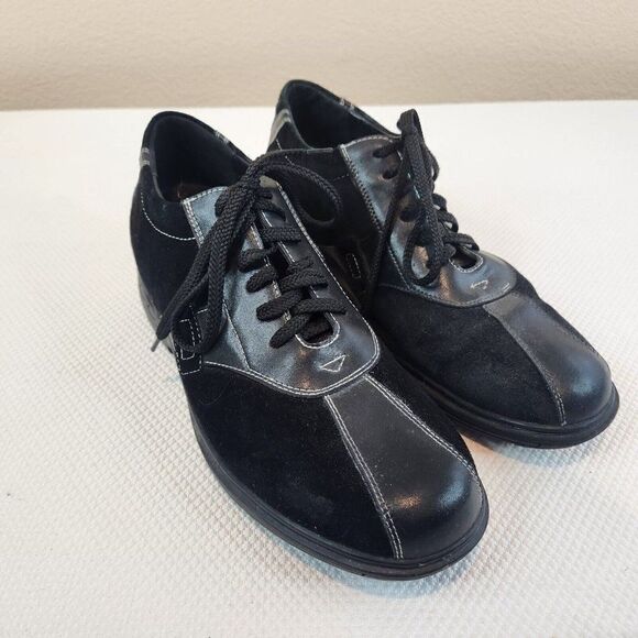 Toto Tall Men Shoes Elevator Height Increasing Black Suede Size 12 Adds 2.6\